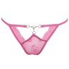 Ladies Pearl Decorated Hollowed-out Panty Sexy Underwear
