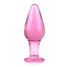 Pink Glass Butt Plug