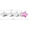 Star Glass Anal Plug