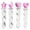 Star Glass Anal Plug