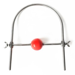 Silicone Ball Gag Stainless Steel Harness