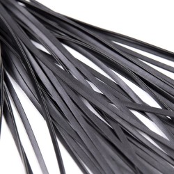 Glossy Leather Bondage Whip