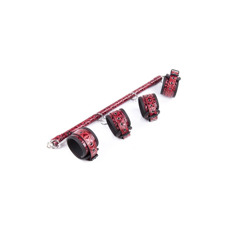 Crocodile Wrist And Ankle Cuffs Bar