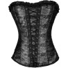 Cheap Bandage Ruffled Hem Waist Trainer Corset