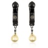 Unisex Alligator Nipple Clamps With Bell